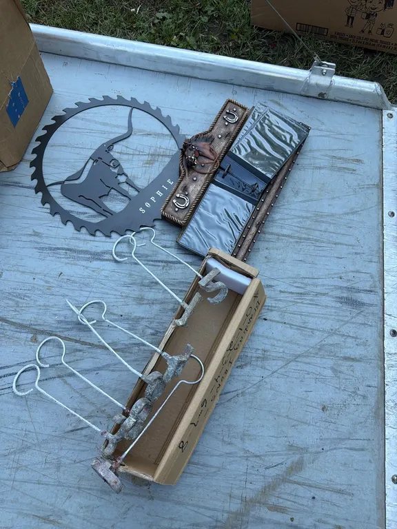 Branding irons, other western items
