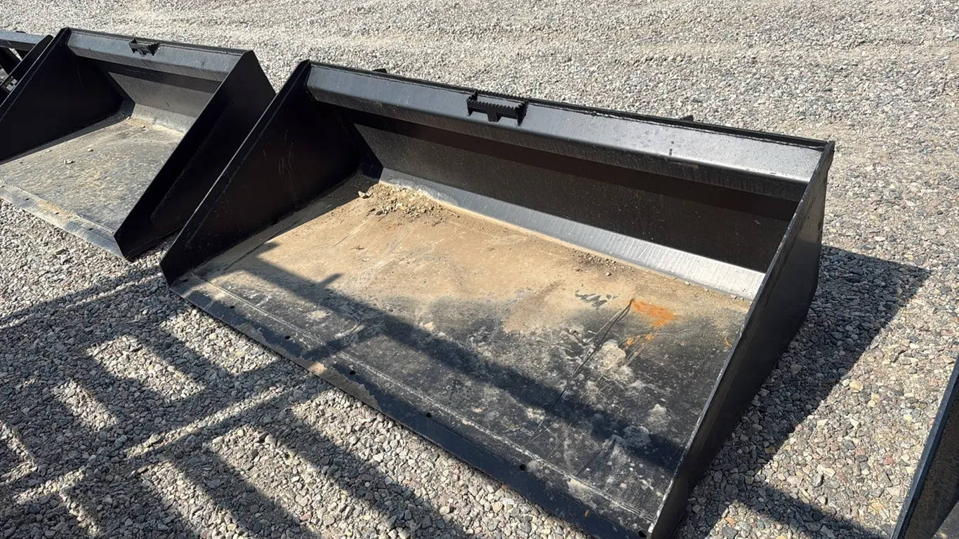 ID 0156 74in Skid Steer Dirt Bucket