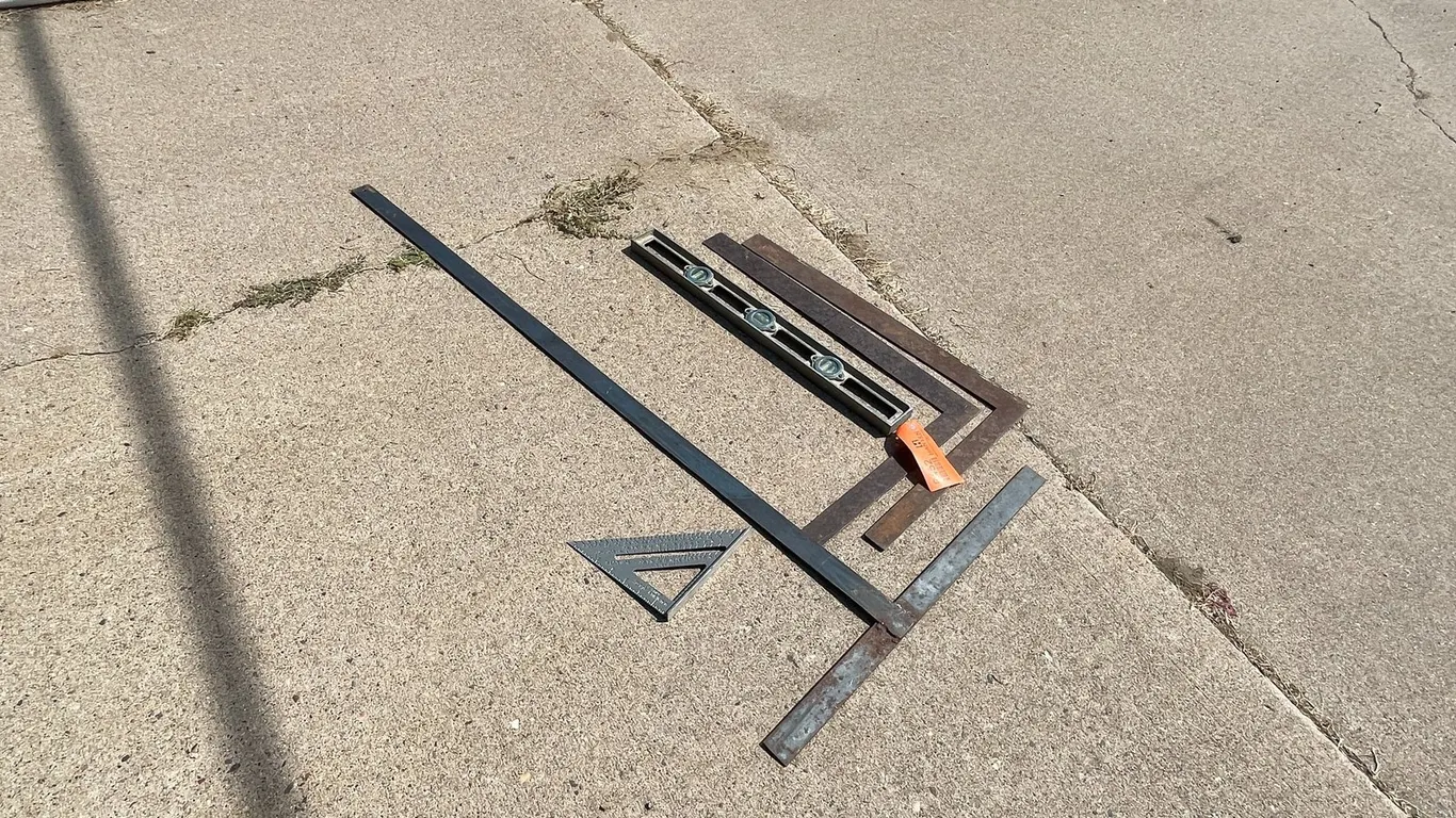 Vintage Framing Square and T-Square