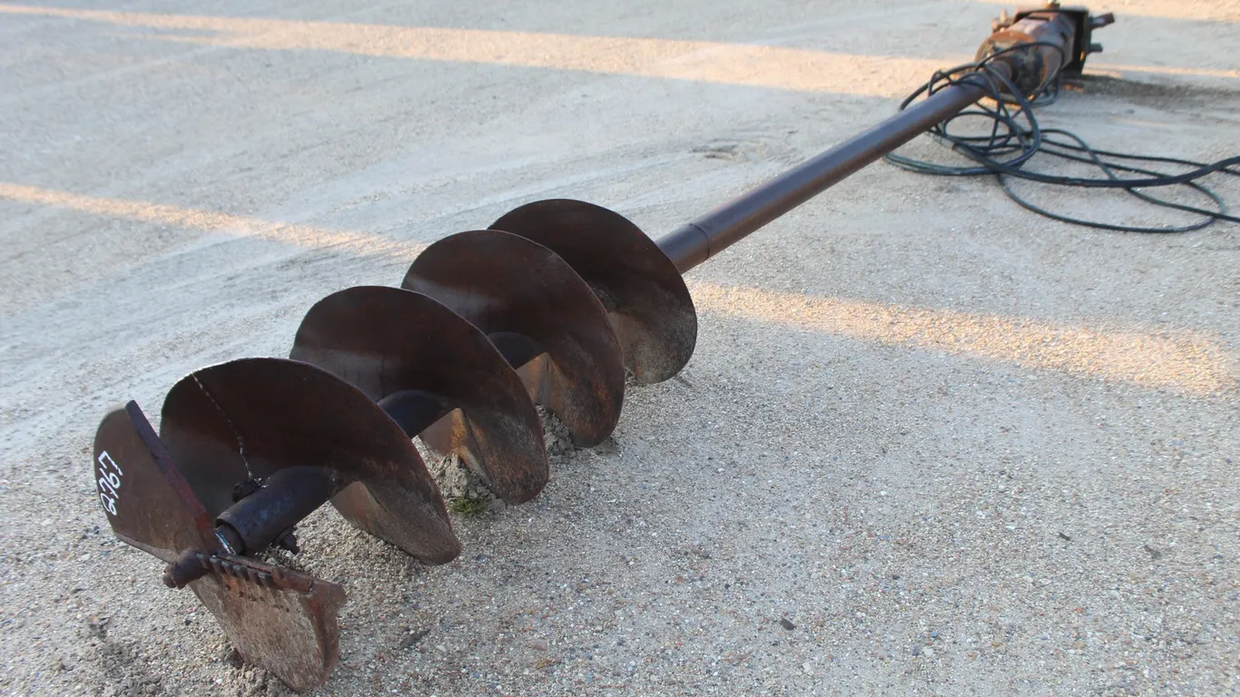 HYD AUGER ATTACHMENT FOR EXCAVATOR