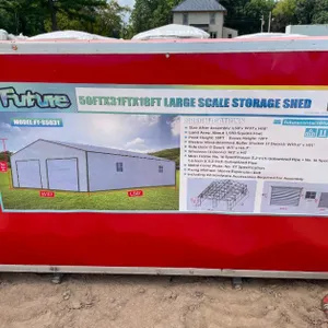 50'x31'x18' Large Storage Shed