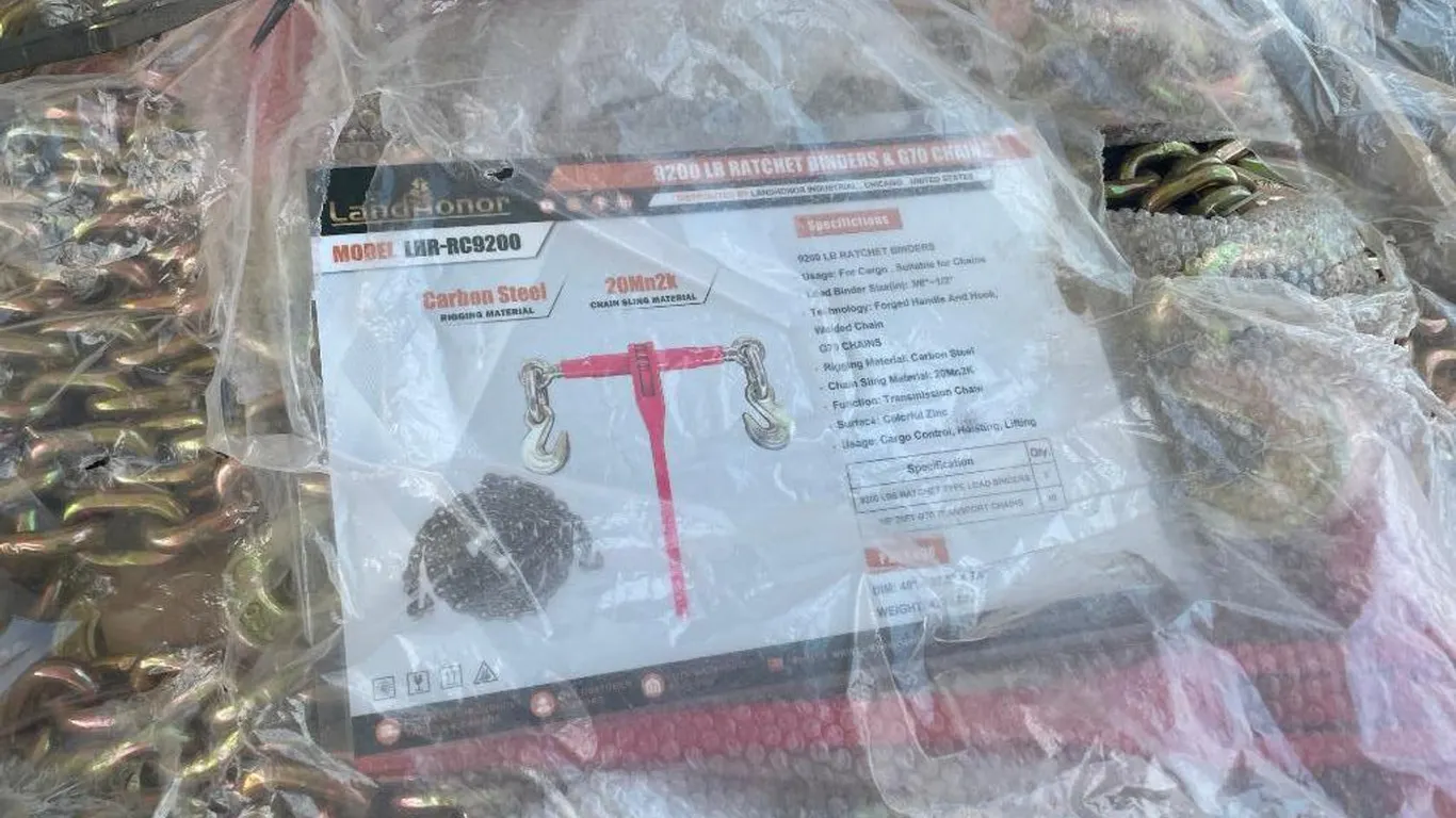 9200lb Ratchet Binders & Chains