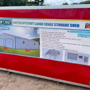 50'x31'x18' Large Storage Shed