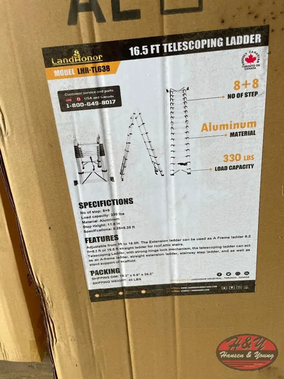 16.5' Telescoping Ladder