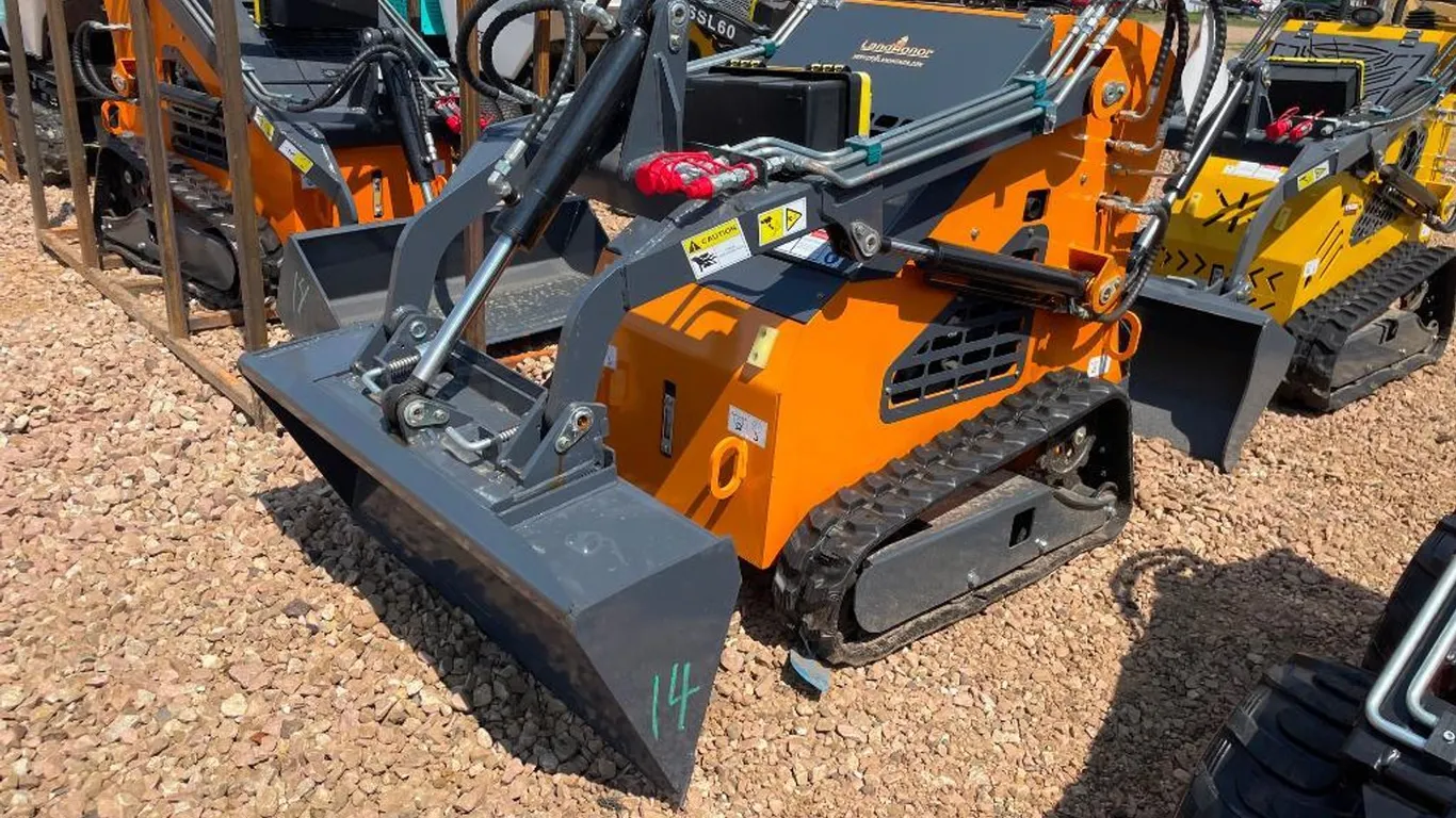 Mini Skidsteer Loader - Orange