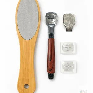 NEW Pedicure Foot Care Set Foot File, Callus Shaver & Replacement Blades