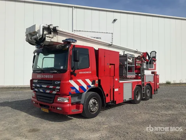 2007 DAF AS75PC 6x2 Telescopic Aerial Platform Fire Truck
