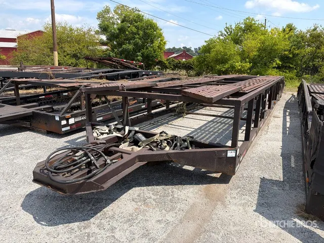 1994 JM Trailer T/A 3 Car Open Car Carrier Trailer