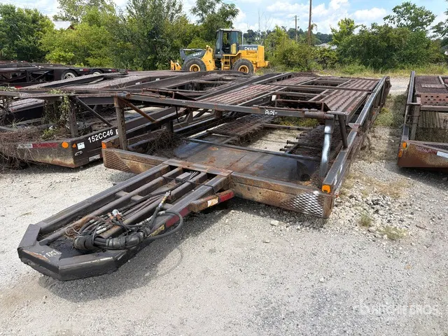 1998 JM Trailer T/A 3 Car Open Car Carrier Trailer