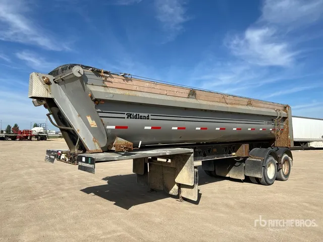 2009 Midland SL2000 27 ft T/A End Dump Trailer
