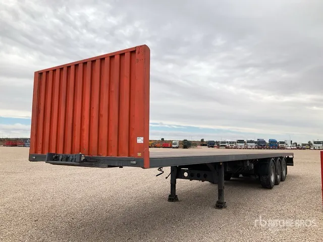 2002 Lecitrailer PEXB-3E Tri/A Extendable Flatbed Trailer