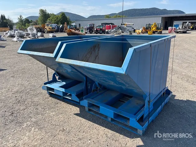 Quantity of (2) Self-Dumping Hopper
