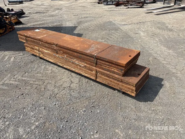 Quantity of (10) Steel Plates