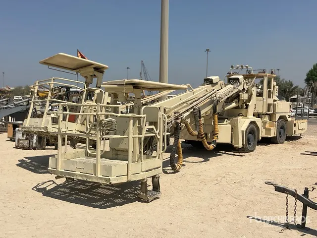 2011 Normet Charmec 9125 BT(E) Twin-Boom Emulsion Charging Machine