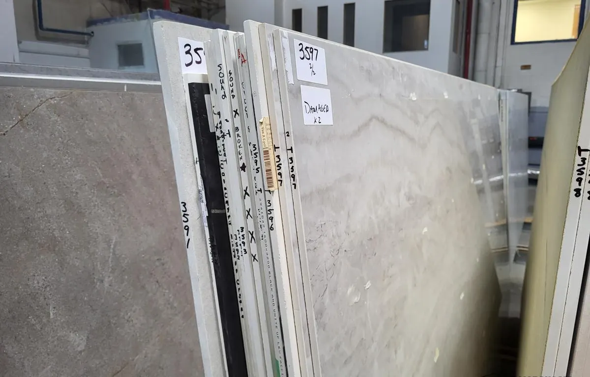 (2) Damaged Porcelain Slabs
UNRESERVED
