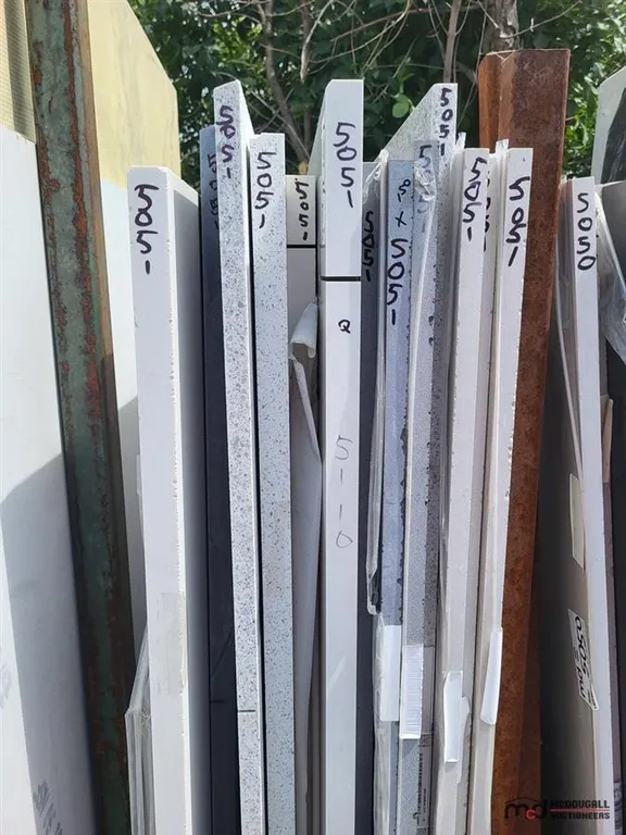 (13) Assorted Cut Quartz Slabs
UNRESERVED