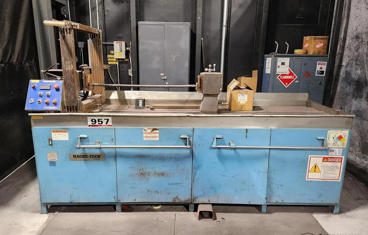 Magne-Tech Gould-Bass Magnetic Particle Test Bench
UNRESERVED