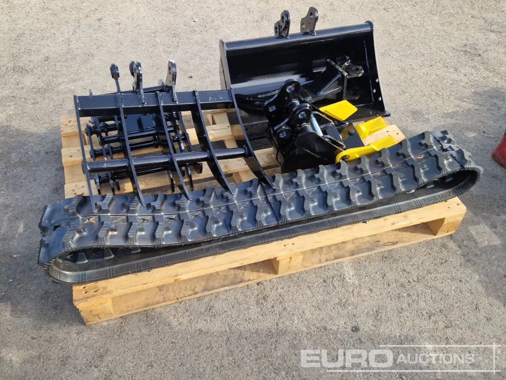Unused 2026 ZJG Rubber Tracks, Cleaning Bucket, Digging Bucket, QH, Wood Grabber, Rake, Ripper to Suit Mini Excavator