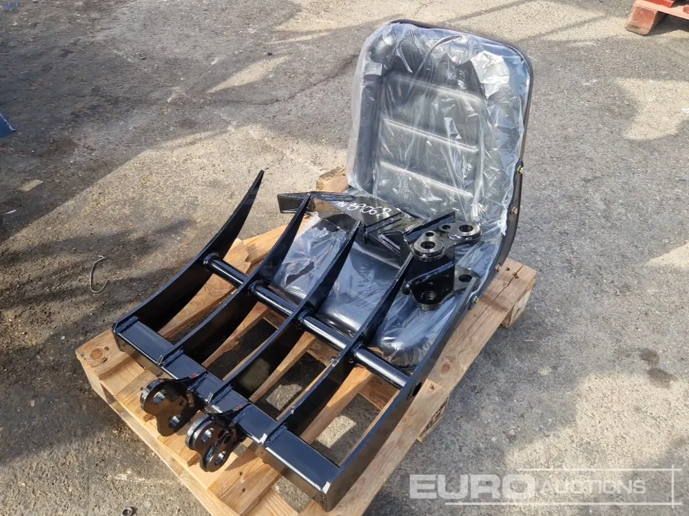 Unused 2026 ZJG Safety Seat, Ripper, Rake to suit Excavator
