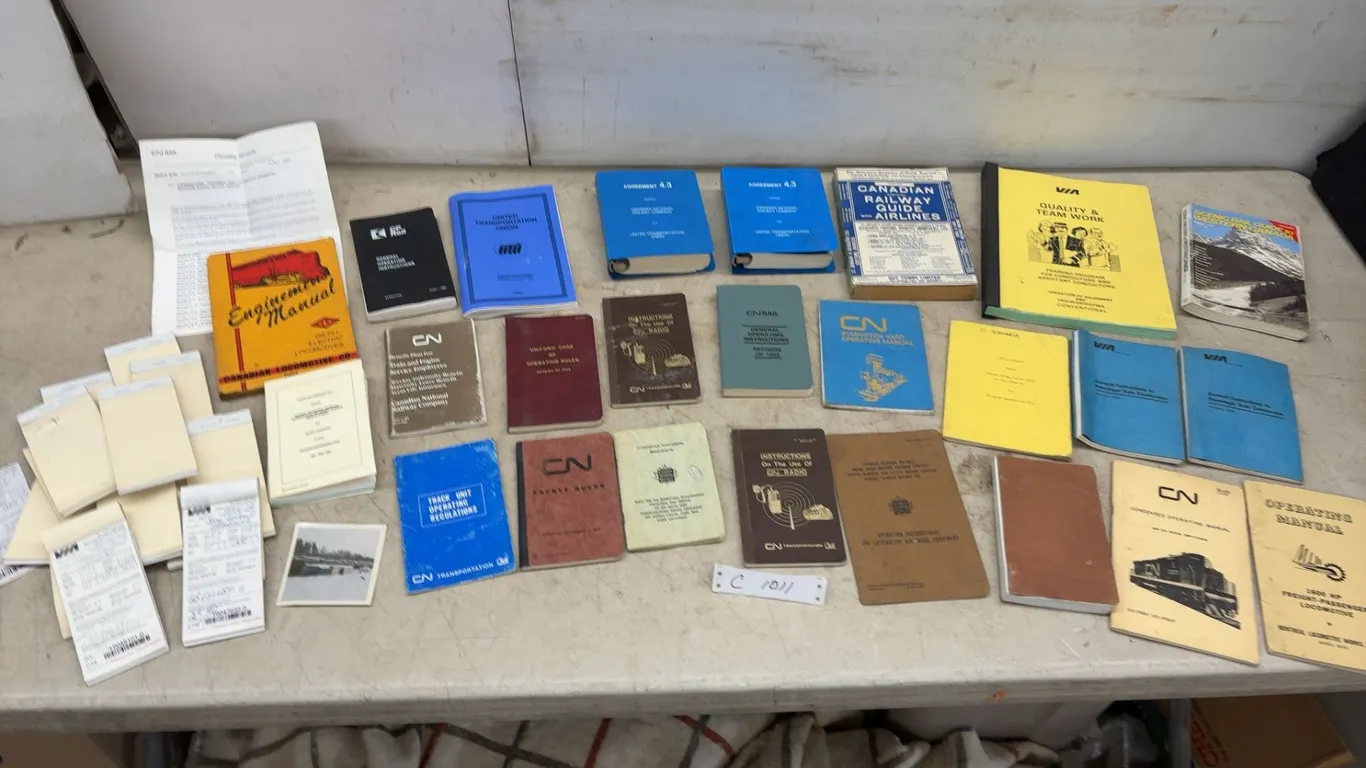 Vintage Railway Manuals, Operating Guides, Rulebooks, VIA Rail Conductor Instructions
