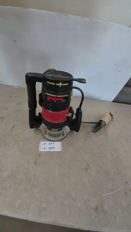 Sears/Craftsman 200 Router, Dust Bag, and Power Cord