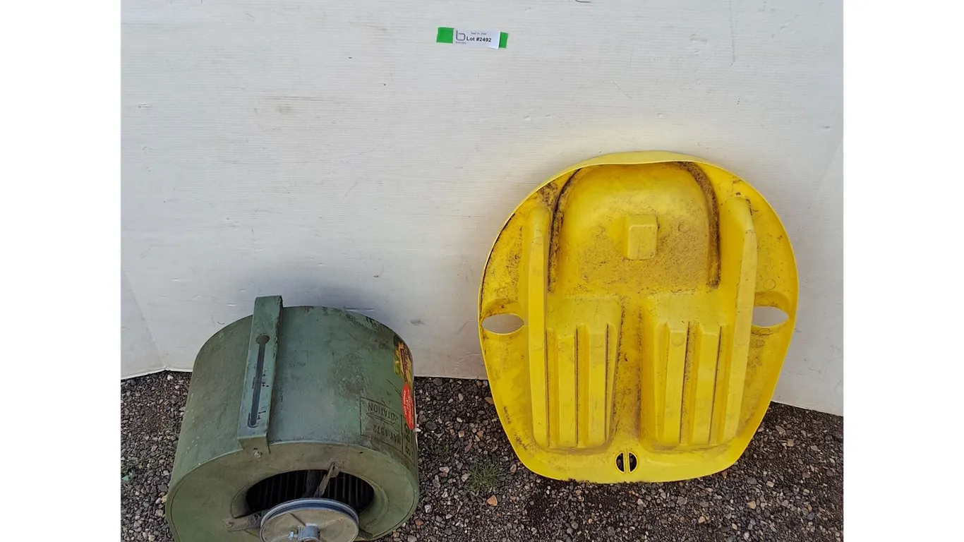 **Yellow Small Baby Sleigh and Green Air Mover No Shipping