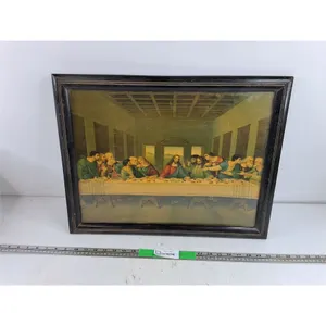 Framed The Last Supper Vanity Wall Art Print 22" x 17"