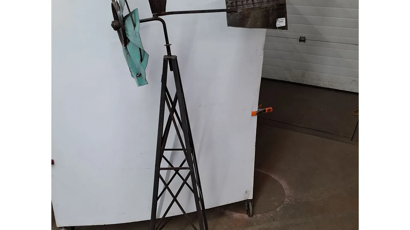 *Ornamental Metal Windmill 62"- Can't Ship