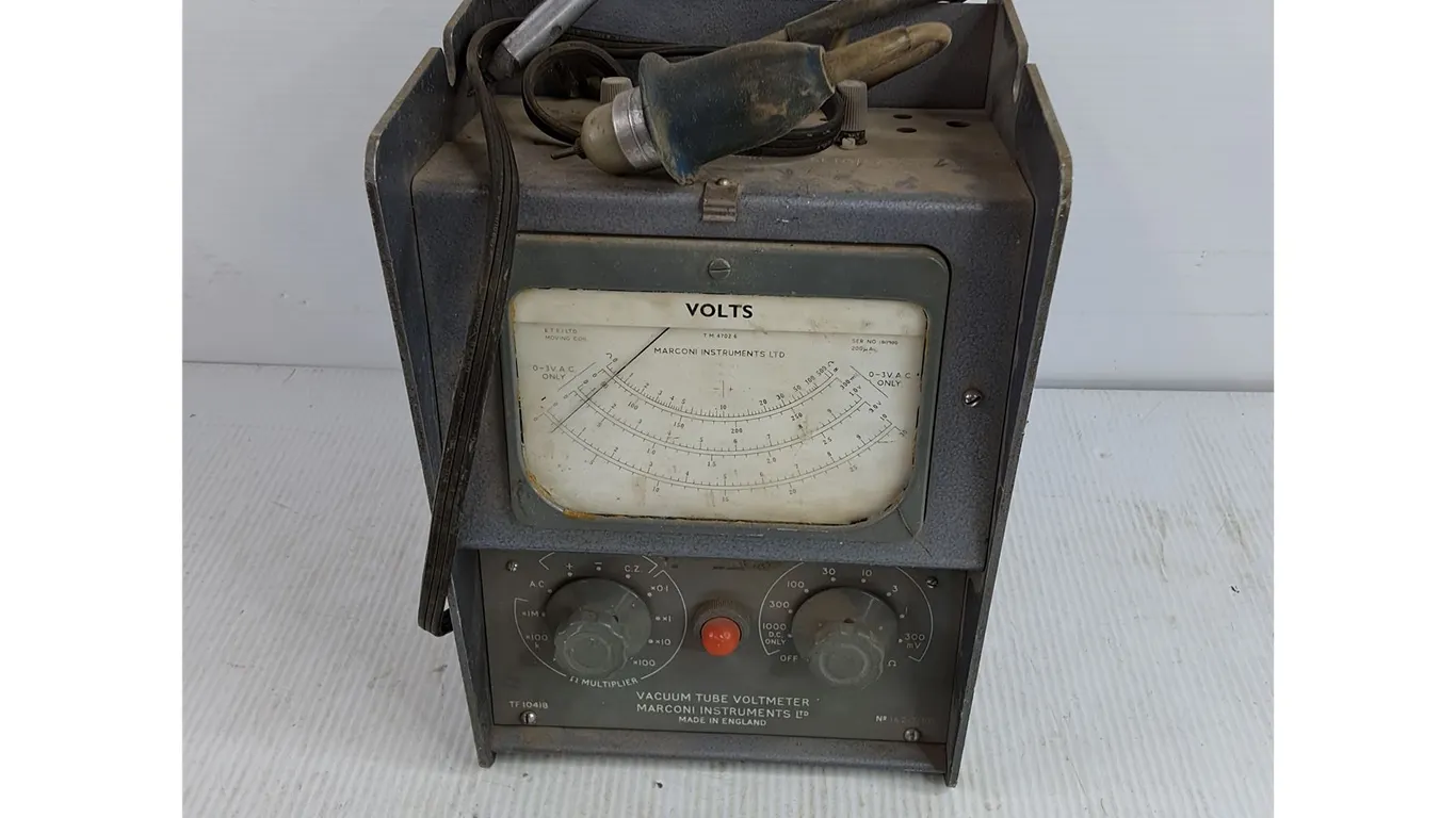 Vintage Marconi Vacuum Tube Voltmeter - As Is