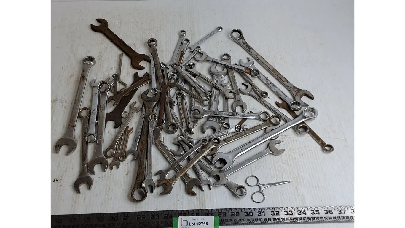 Large Assortment of Imperial Wrenches, Misc.