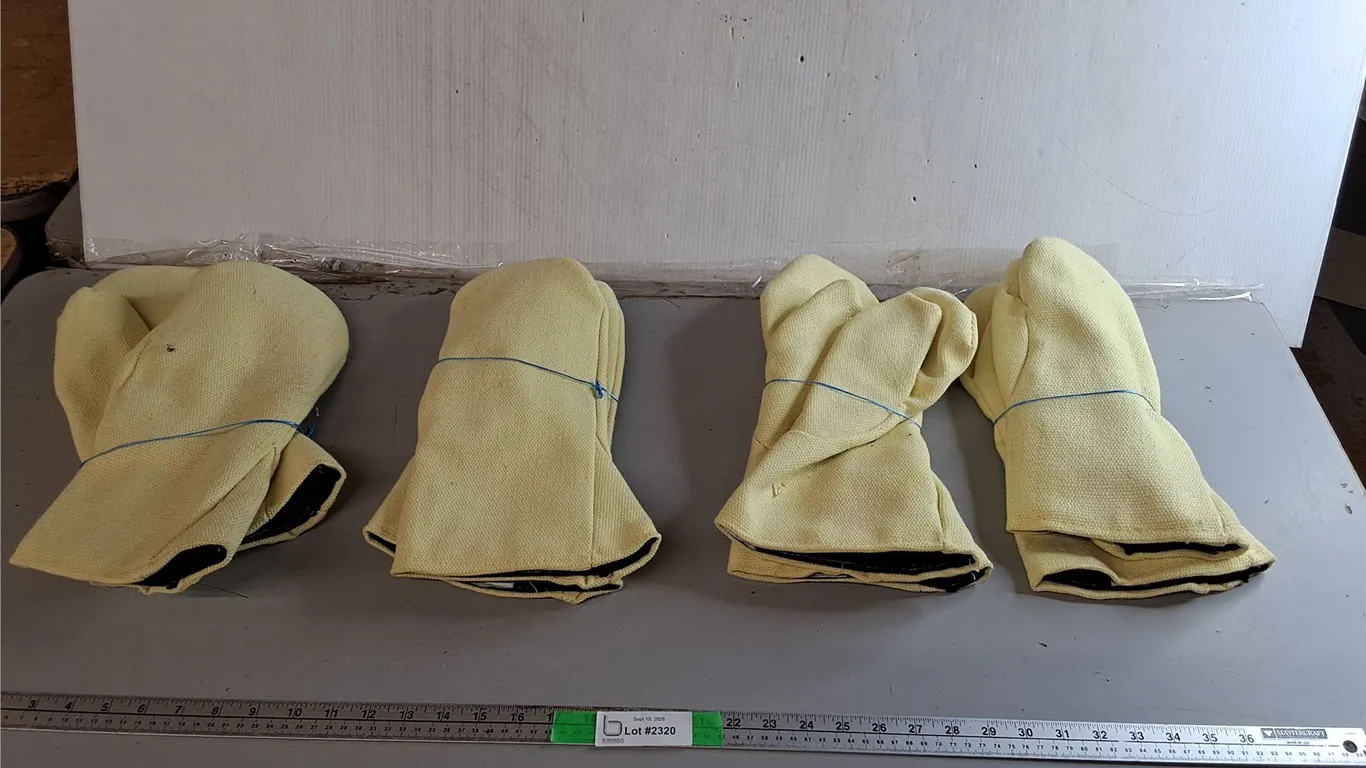 (4) Pairs of National Safety Apparel High Heat Mitts- Approx. XL