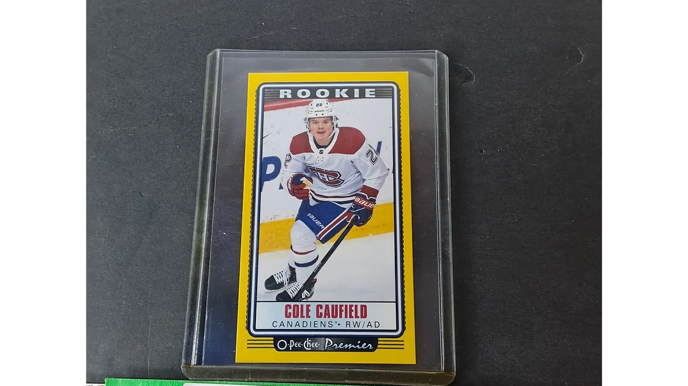 Cole Caufield OPC Rookie Card- Can't Authenticate