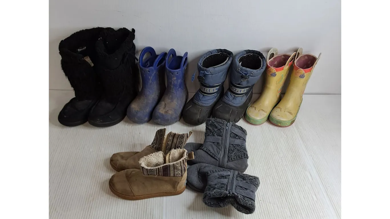 (6) Pairs of Children's Boots - Sizes 10 - 13