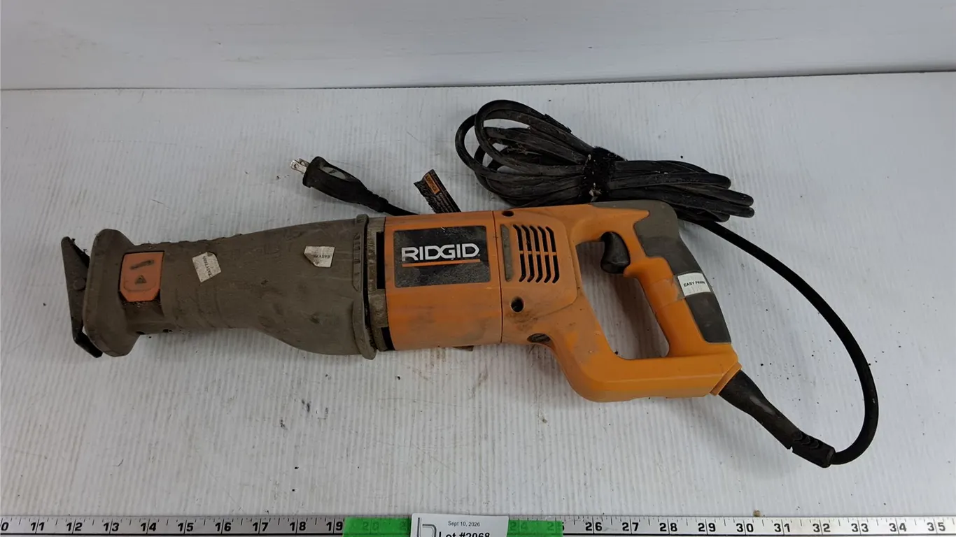 Ridgid Reciprocating Saw - Powers On, As Is