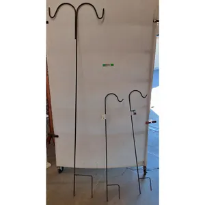 **(3) Shepherd Hook Metal Plant Hangers up to 84"- Can't Ship