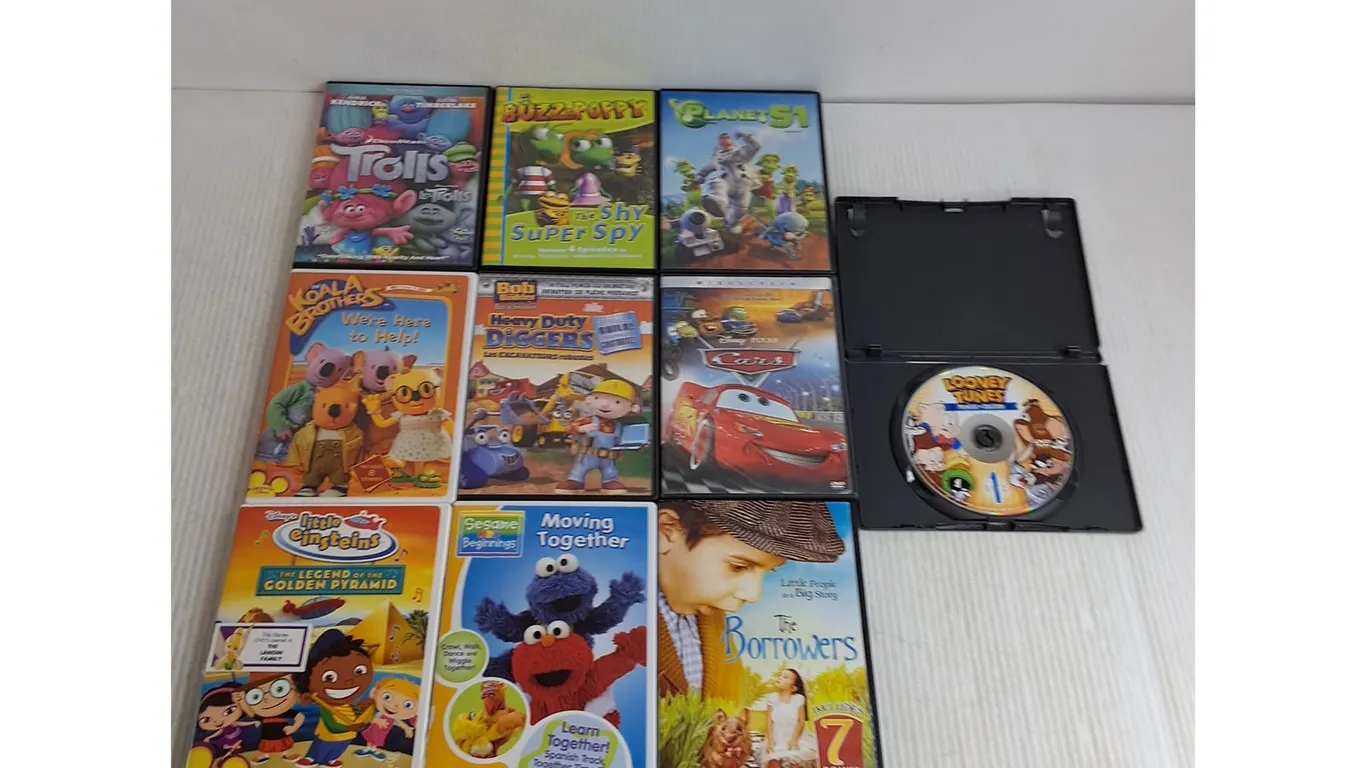 (10) Kid's Themed DVD Movies