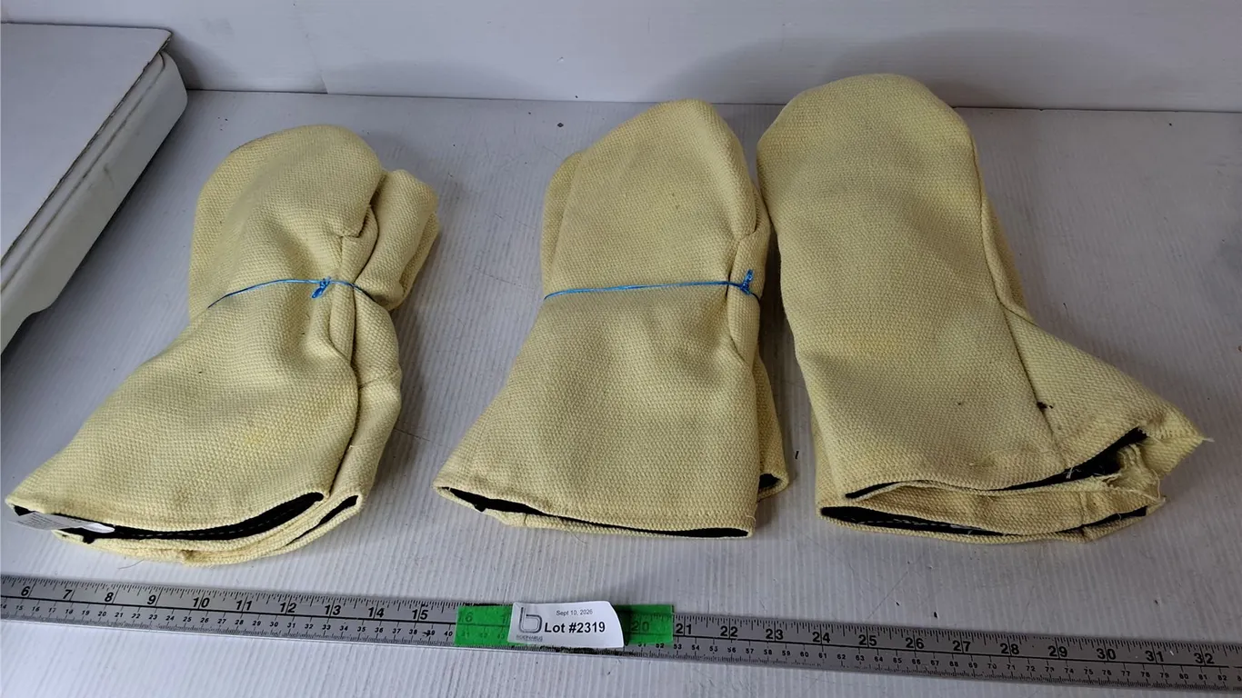 (3) Pairs of National Safety Apparel High Heat Mitts- Approx. XL