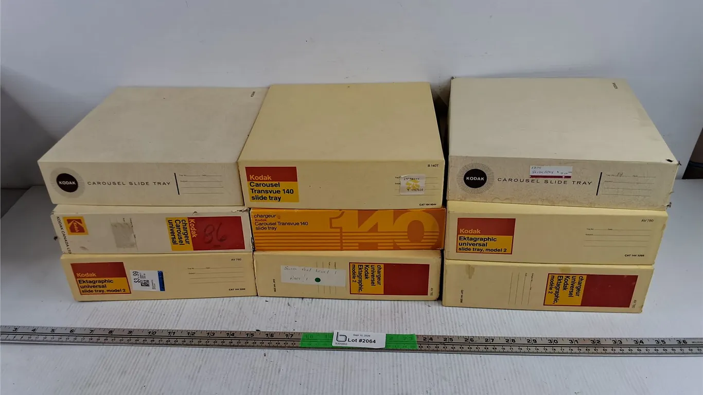 Assorted Kodak Carousel Slide Trays