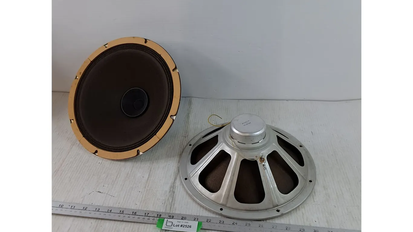 (2) 12" Full-Range Speaker Drivers Untested As-Is
