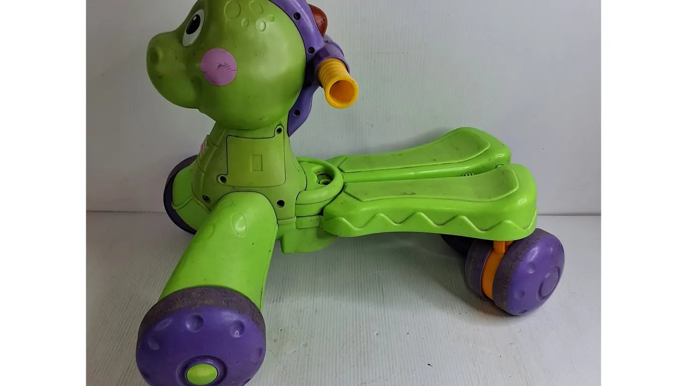 *Fisher-Price Go Baby Go! Stride-to-Ride Dino Walker/Ride-On Toy