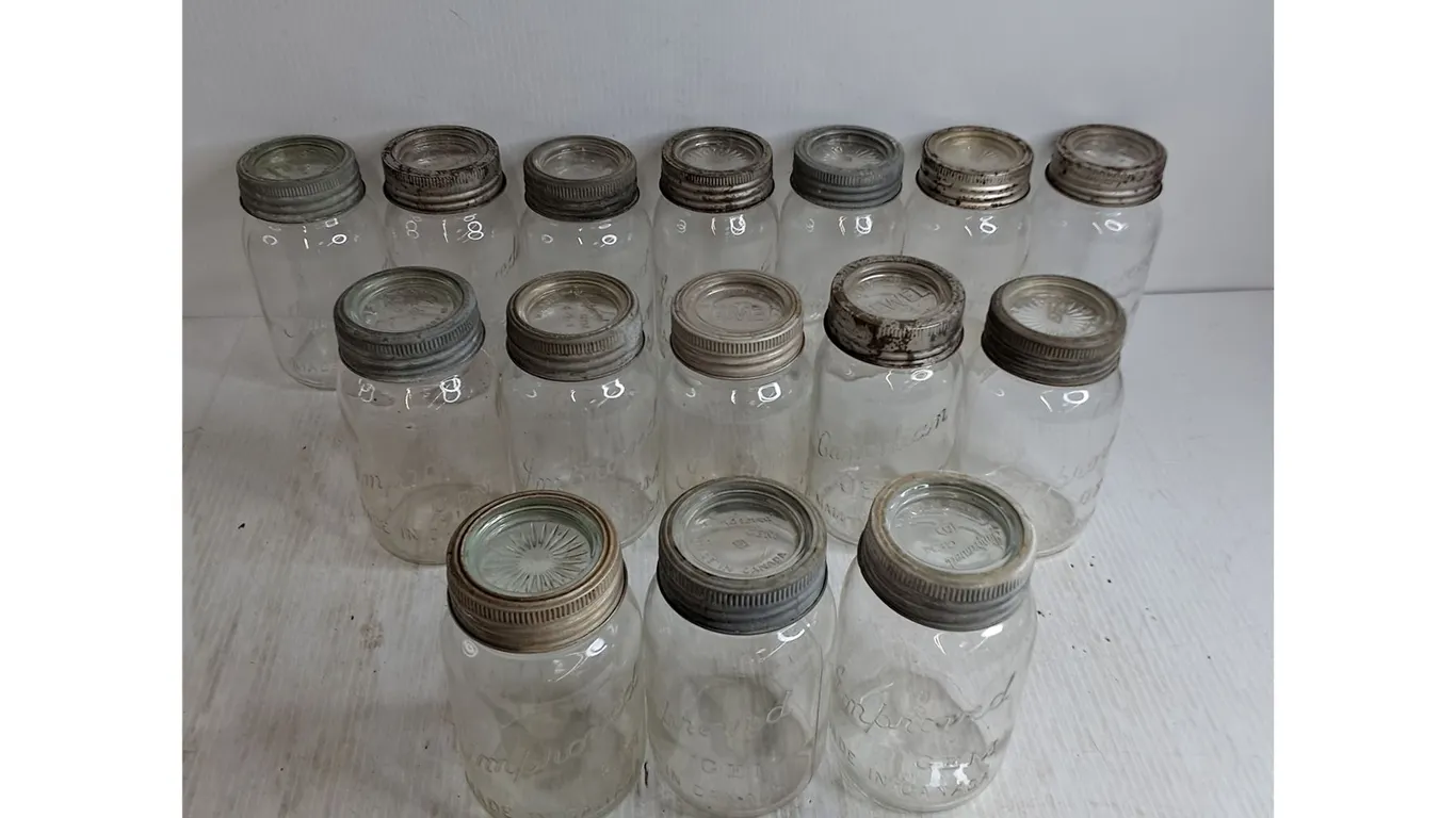 (15) Quart Sealer Jars - Cannot Ship