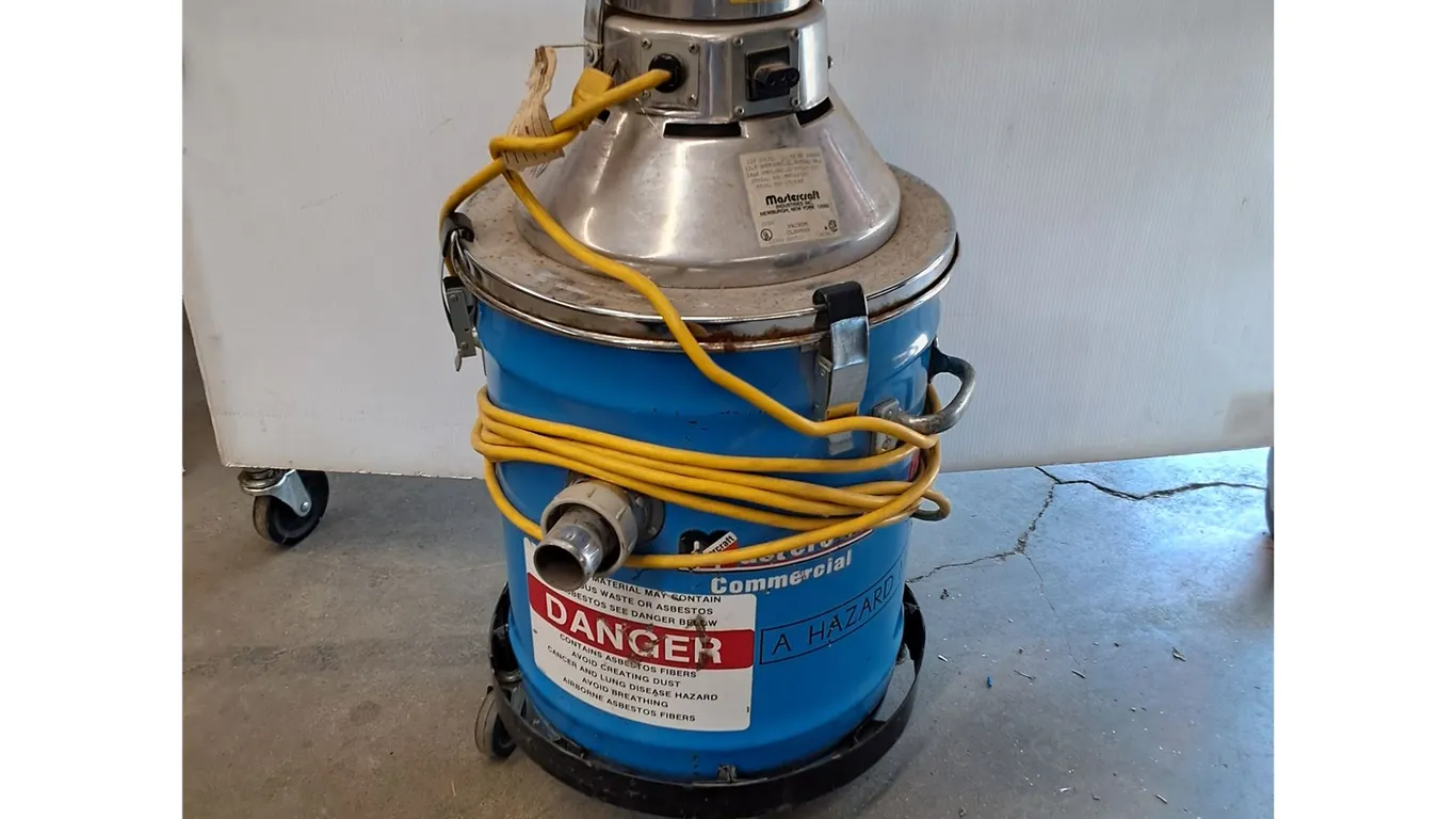 *Mastercraft Commercial Hazardous Material Canister Vacuum- Untested, Can't Ship