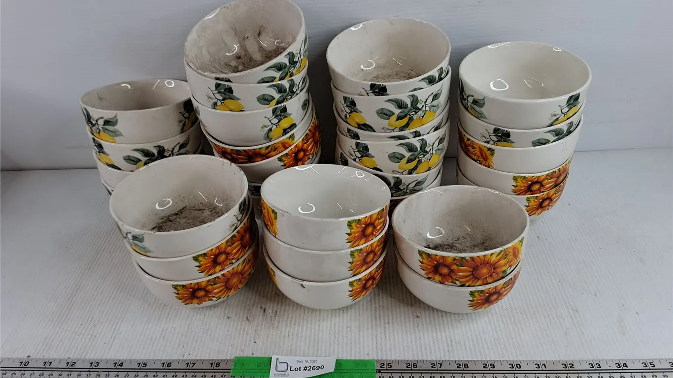 (30) Ceramic Microwave Safe Bowls