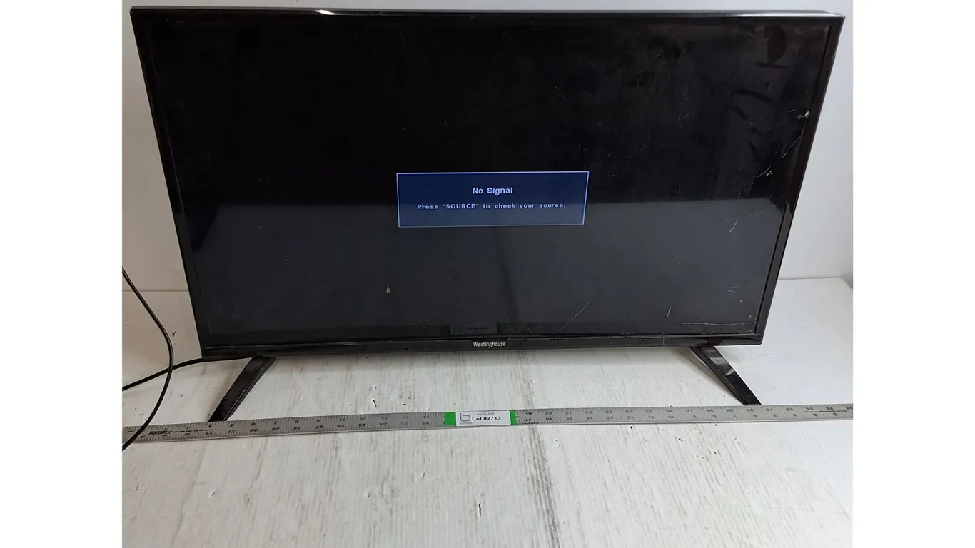 Westinghouse 32" LED TV-Power Detected-some scratches on screen, Pickup Only