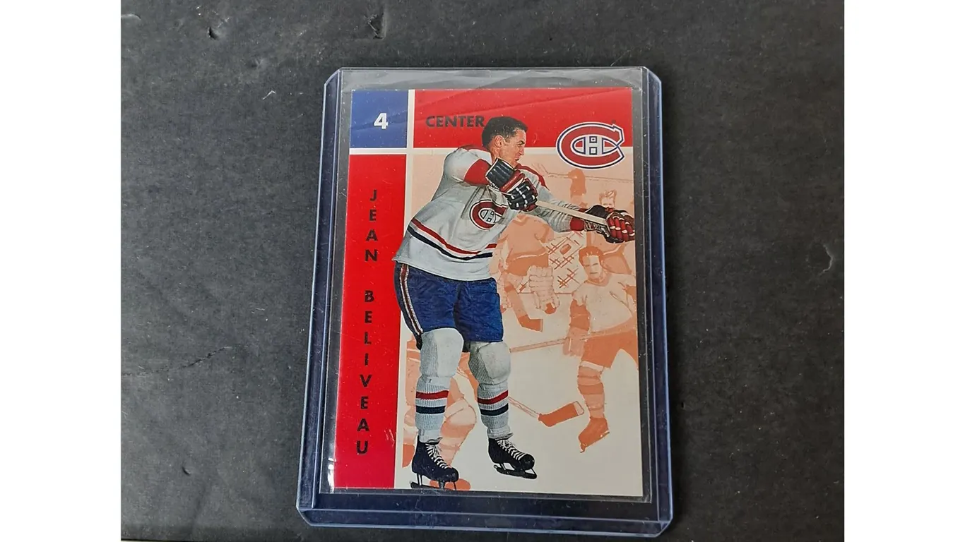 Jean Beliveau Montreal Canadiens NHL Card- Can't Authenticate