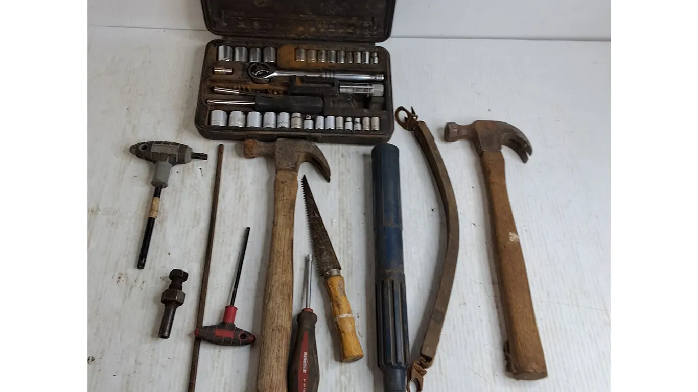 Assorted Hand Tools, Socket Set - All As is