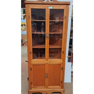 *Wooden Storage Cabinet 34" x 19" x 85"- Can't Ship