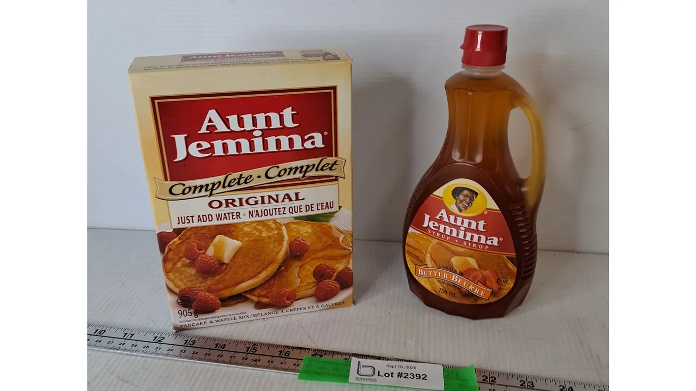 Aunt Jemima Butter Syrup and Pancake Mix