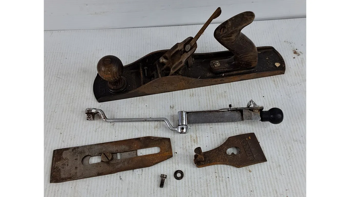Vintage Bailey Wood Plane & Accessories