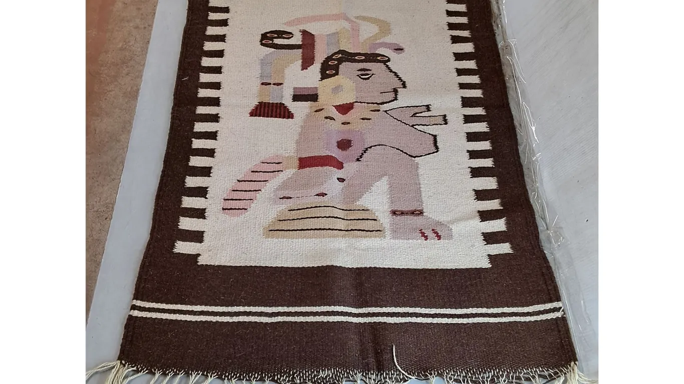 Aztec Style Rug 40.25" x 26"